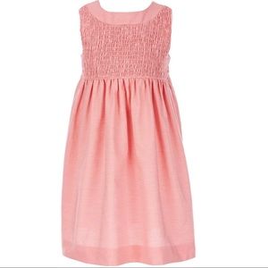 Edgehill Collection Little Girls Sleeveless Smocked Dress